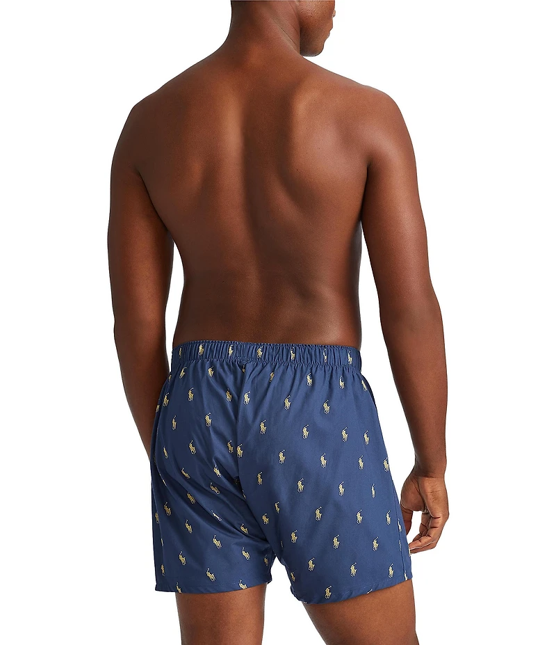 Polo Ralph Lauren Classic Cotton Woven Assorted Boxers 5-Pack