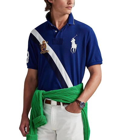 Polo Ralph Lauren Classic Fit 20th Anniversary Crest Short Sleeve Polo Shirt
