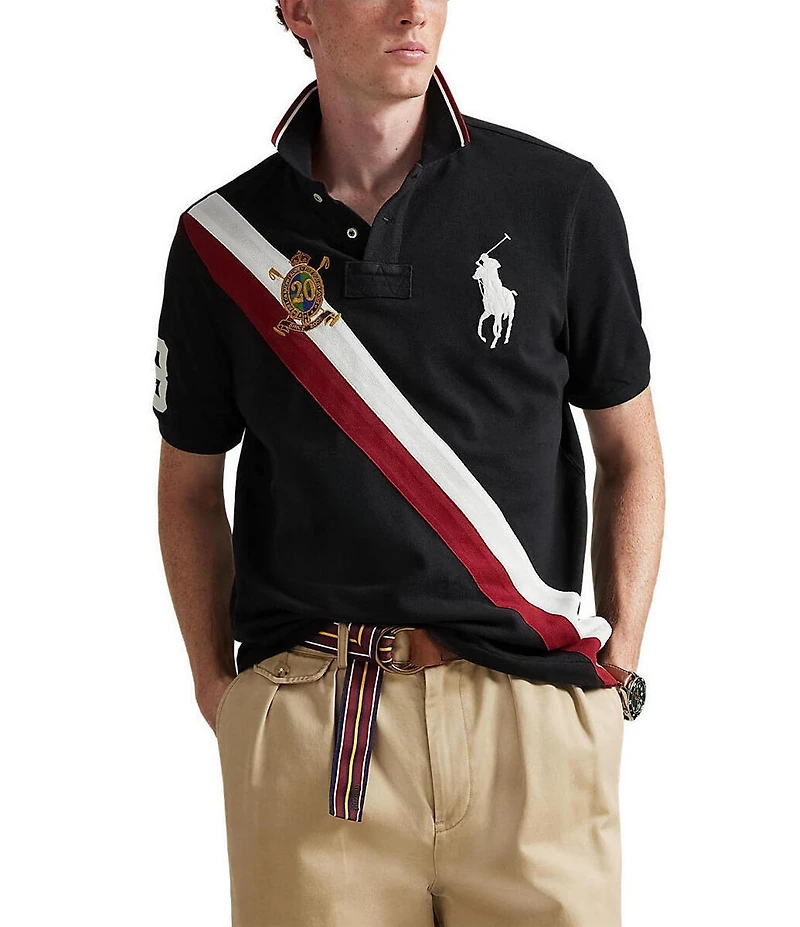 Polo Ralph Lauren Classic Fit 20th Anniversary Crest Short Sleeve Polo Shirt