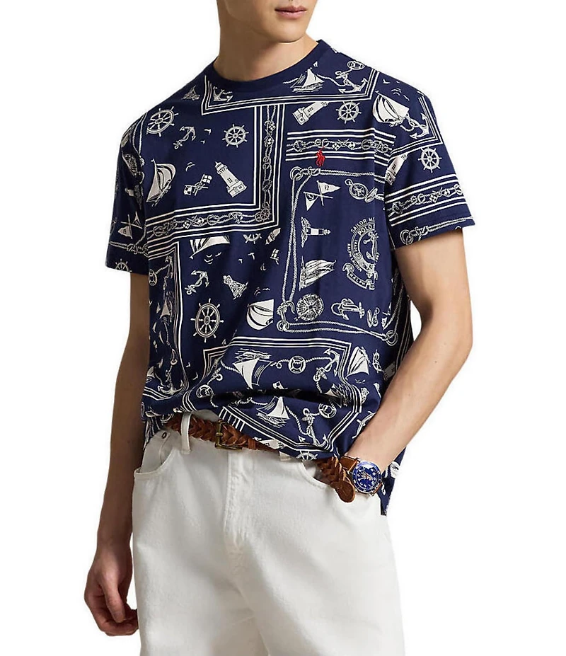 Polo Ralph Lauren Classic Fit Bandana Short Sleeve Jersey T-Shirt