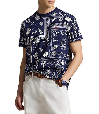 Polo Ralph Lauren Classic Fit Bandana Short Sleeve Jersey T-Shirt