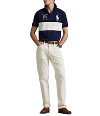 Polo Ralph Lauren Classic Fit Big Pony Bold Stripe Mesh Short Sleeve Polo Shirt