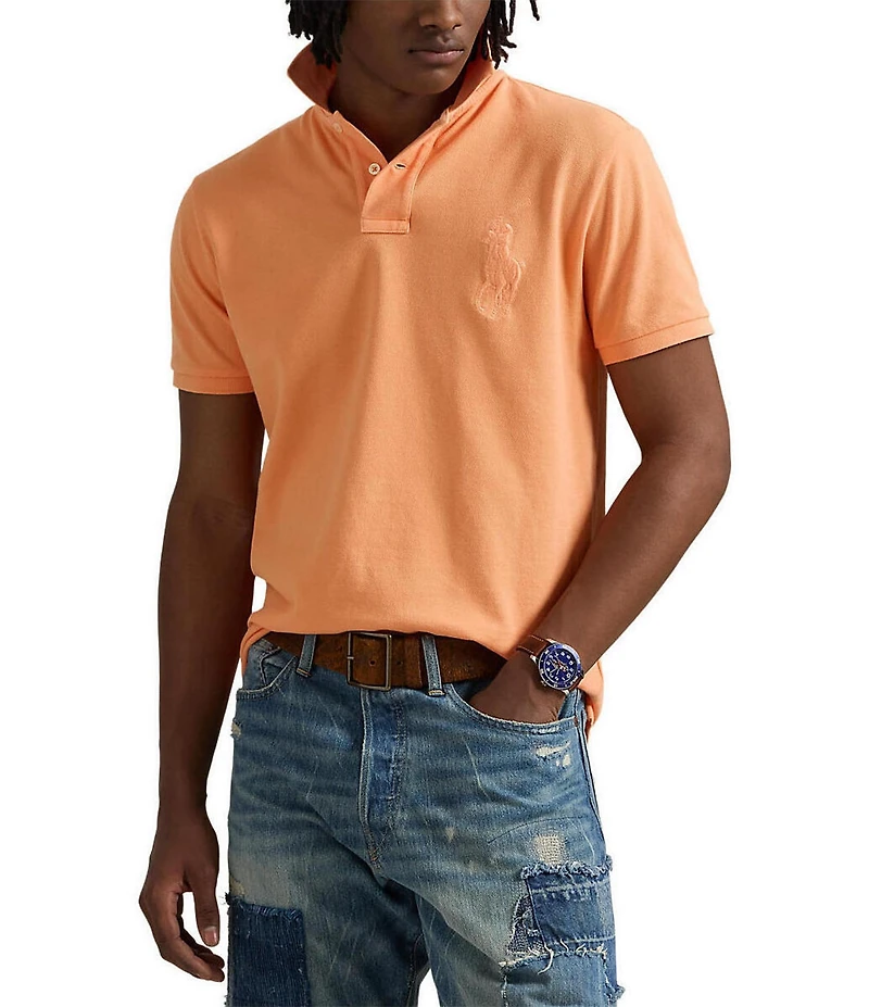 Polo Ralph Lauren Classic Fit Big Pony Mesh Short Sleeve Polo Shirt