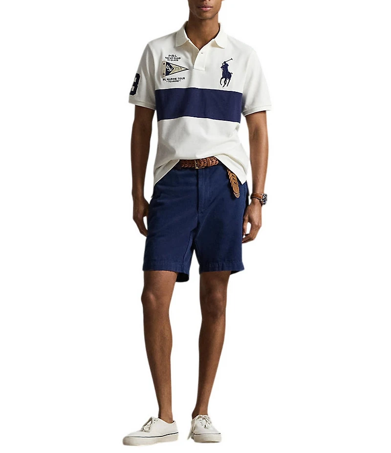 Polo Ralph Lauren Classic Fit Big Pony Short Sleeve Mesh Polo Shirt