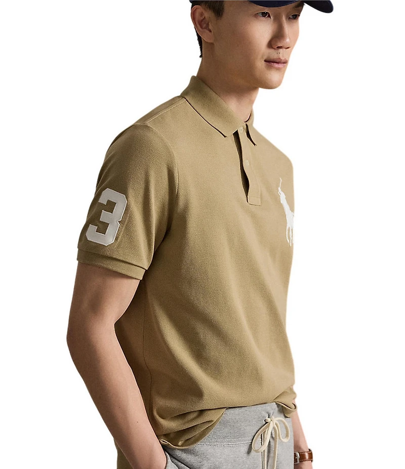 Polo Ralph Lauren Classic Fit Big Pony Short Sleeve Mesh Polo Shirt