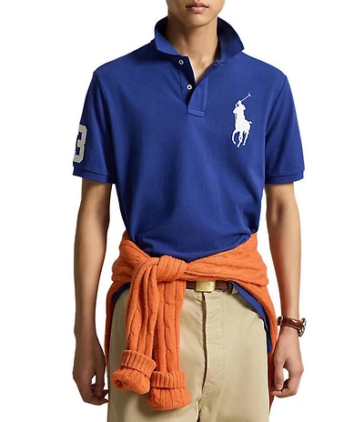 Polo Ralph Lauren Classic Fit Big Pony Short Sleeve Mesh Polo Shirt