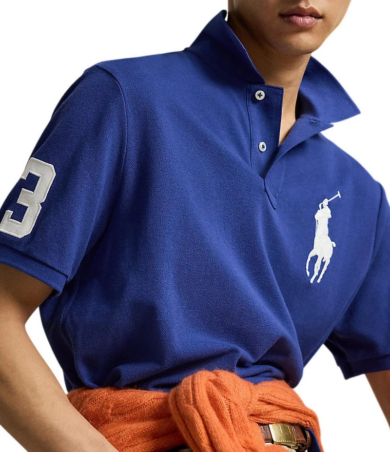Polo Ralph Lauren Classic Fit Big Pony Short Sleeve Mesh Polo Shirt