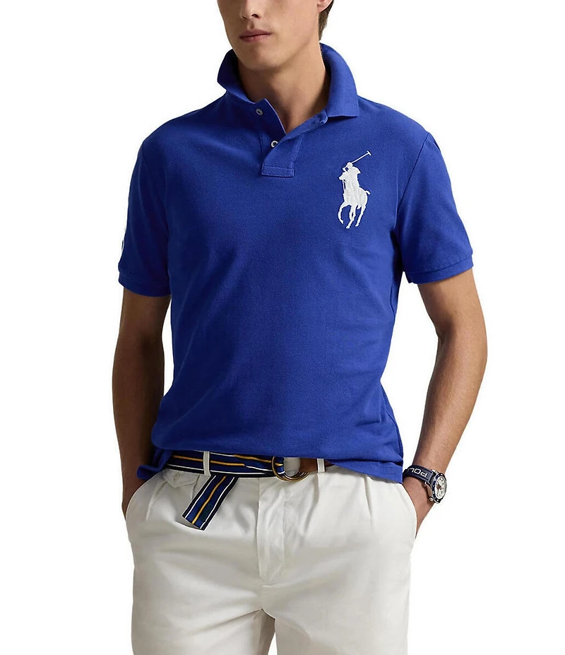 Polo Ralph Lauren Classic Fit Big Signature Pony Mesh Short Sleeve Polo Shirt