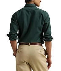 Polo Ralph Lauren Classic Fit Brushed Performance Stretch Twill Long Sleeve Woven Shirt