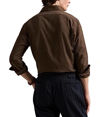 Polo Ralph Lauren Classic Fit Brushed Performance Stretch Twill Long Sleeve Woven Shirt