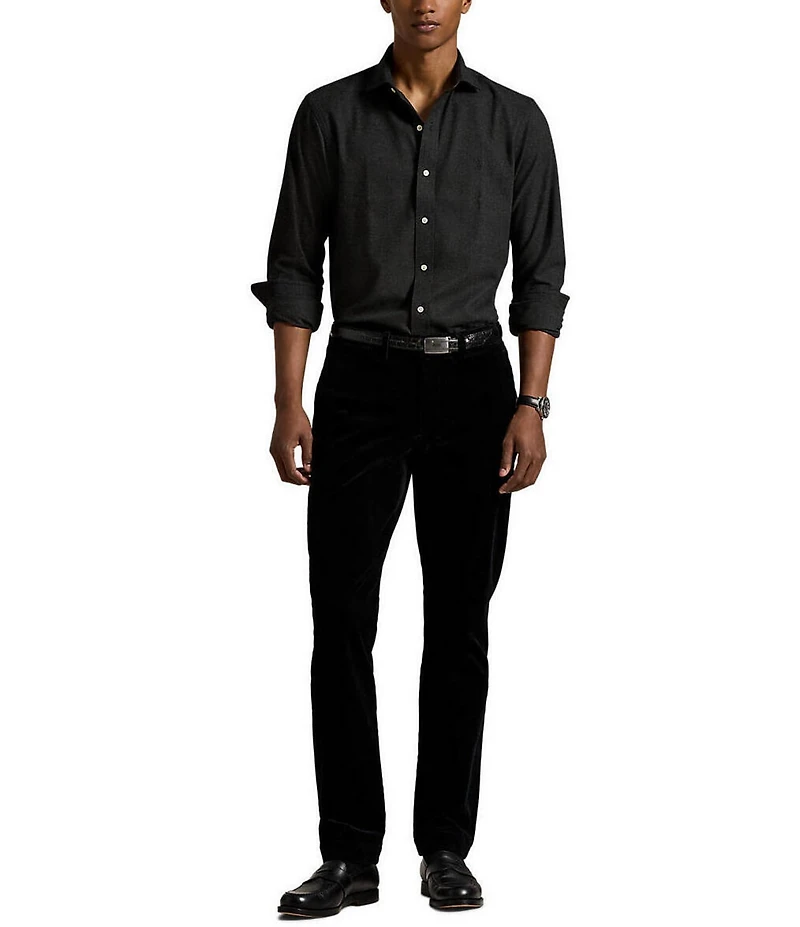 Polo Ralph Lauren Classic Fit Brushed Performance Stretch Twill Long Sleeve Woven Shirt