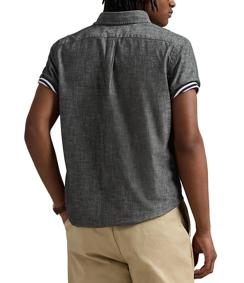 Polo Ralph Lauren Classic-Fit Chambray Short-Sleeve Woven Shirt