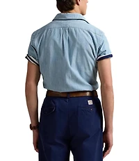 Polo Ralph Lauren Classic-Fit Chambray Short-Sleeve Woven Shirt