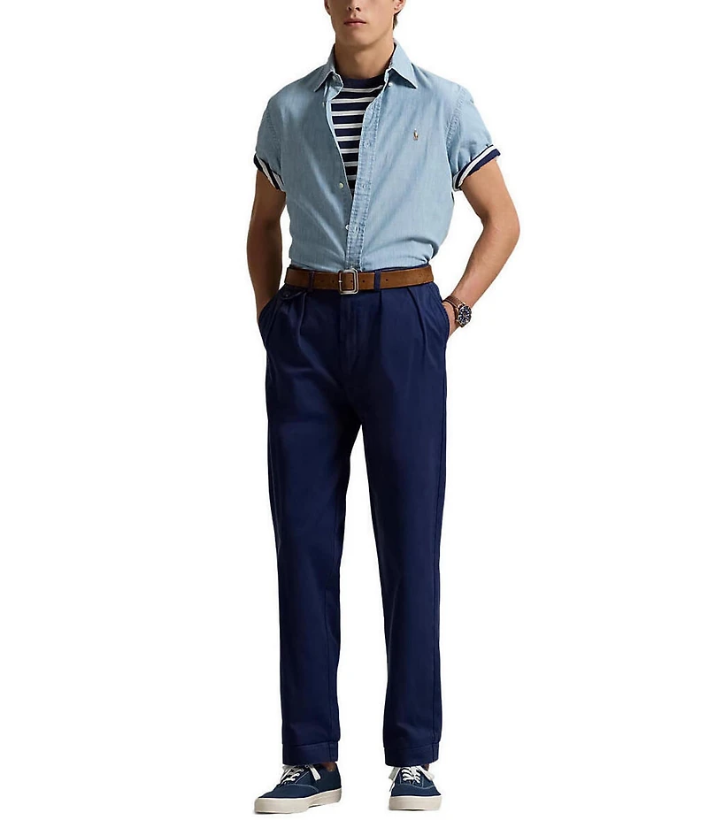 Polo Ralph Lauren Classic-Fit Chambray Short-Sleeve Woven Shirt