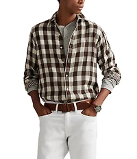 Polo Ralph Lauren Classic Fit Check Double-Face Long Sleeve Woven Shirt