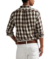 Polo Ralph Lauren Classic Fit Check Double-Face Long Sleeve Woven Shirt