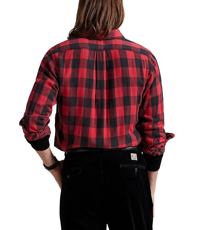 Polo Ralph Lauren Classic Fit Check Double-Face Long Sleeve Woven Shirt