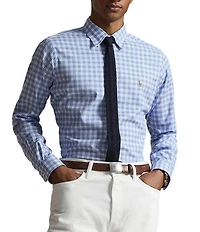 Polo Ralph Lauren Classic Fit Checked Performance Oxford Long Sleeve Woven Shirt