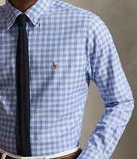 Polo Ralph Lauren Classic Fit Checked Performance Oxford Long Sleeve Woven Shirt