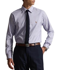 Polo Ralph Lauren Classic Fit Checked Performance Oxford Long Sleeve Woven Shirt