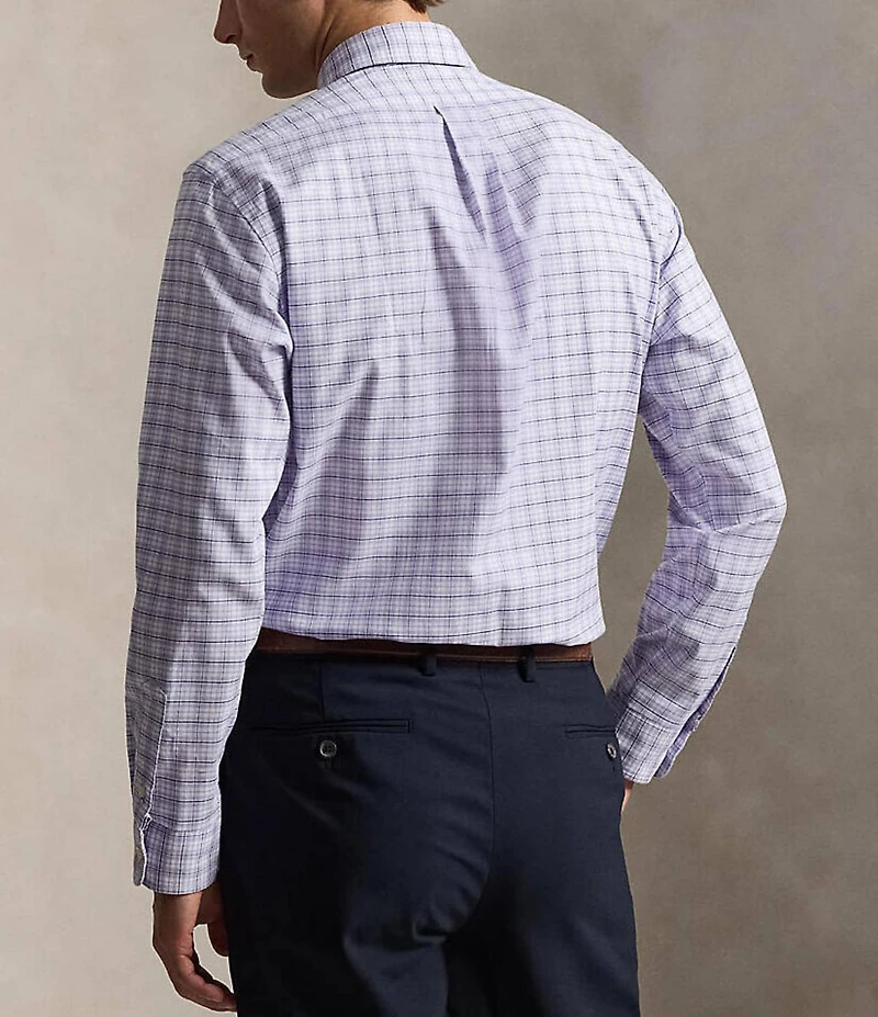 Polo Ralph Lauren Classic Fit Checked Performance Oxford Long Sleeve Woven Shirt