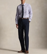 Polo Ralph Lauren Classic Fit Checked Performance Oxford Long Sleeve Woven Shirt
