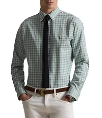 Polo Ralph Lauren Classic Fit Checked Performance Oxford Long Sleeve Woven Shirt