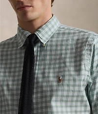 Polo Ralph Lauren Classic Fit Checked Performance Oxford Long Sleeve Woven Shirt