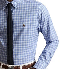 Polo Ralph Lauren Classic Fit Checked Performance Oxford Long Sleeve Woven Shirt