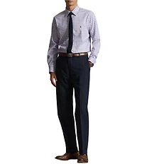 Polo Ralph Lauren Classic Fit Checked Performance Oxford Long Sleeve Woven Shirt