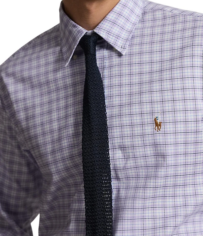Polo Ralph Lauren Classic Fit Checked Performance Oxford Long Sleeve Woven Shirt