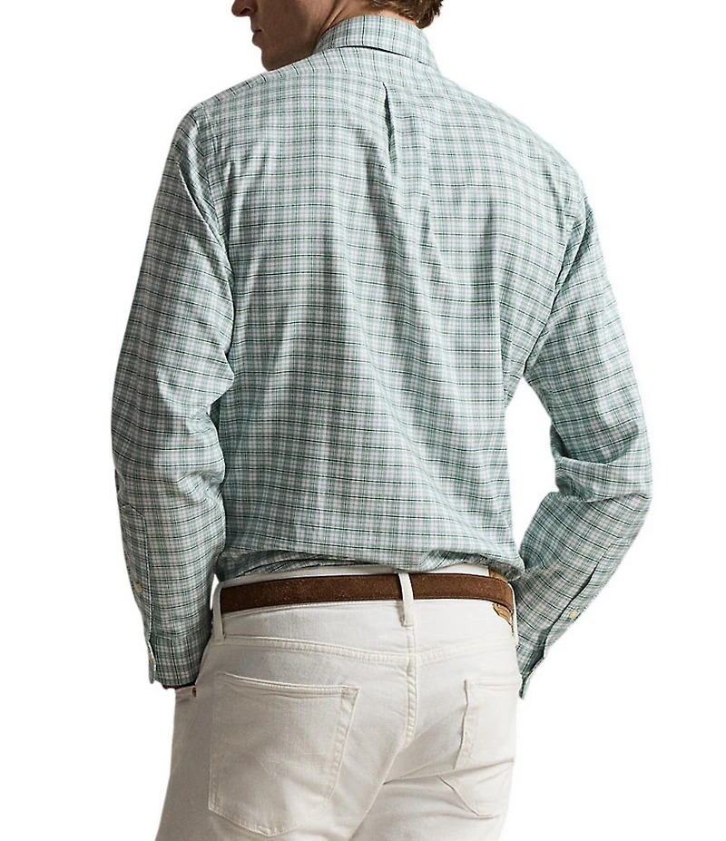 Polo Ralph Lauren Classic Fit Checked Performance Oxford Long Sleeve Woven Shirt