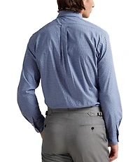 Polo Ralph Lauren Classic Fit Checked Stretch Poplin Long Sleeve Woven Shirt