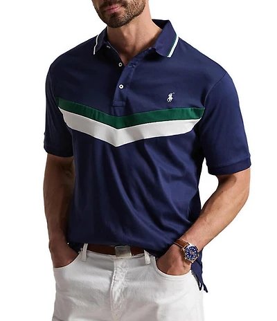 Polo Ralph Lauren Classic Fit Color Block Short Sleeve Polo Shirt