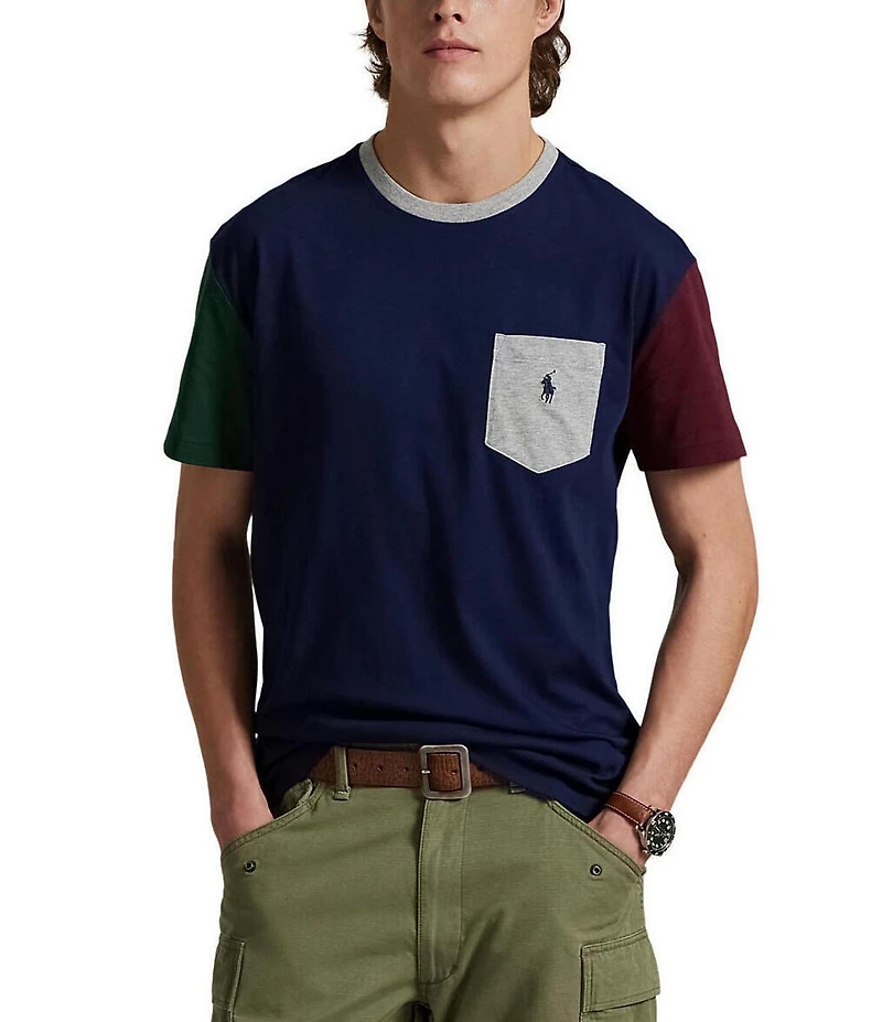 Polo Ralph Lauren Classic Fit Color Block Short Sleeve T-Shirt