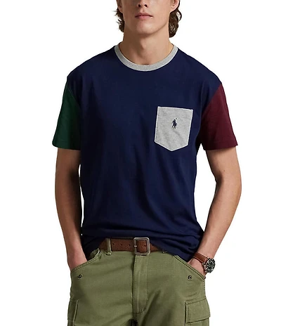 Polo Ralph Lauren Classic Fit Color Block Short Sleeve T-Shirt