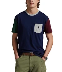 Polo Ralph Lauren Classic Fit Color Block Short Sleeve T-Shirt