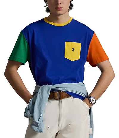 Polo Ralph Lauren Classic Fit Color Block Short Sleeve T-Shirt