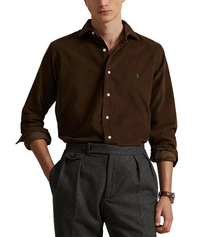 Polo Ralph Lauren Classic Fit Corduroy Long Sleeve Woven Shirt