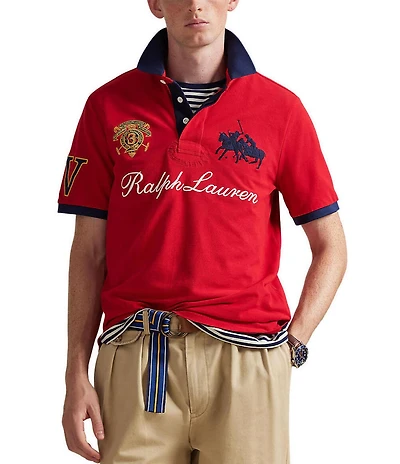 Polo Ralph Lauren Classic Fit Crest Mesh Short Sleeve Polo Shirt
