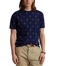 Polo Ralph Lauren Classic Fit Crest-Print Jersey Short Sleeve T-Shirt