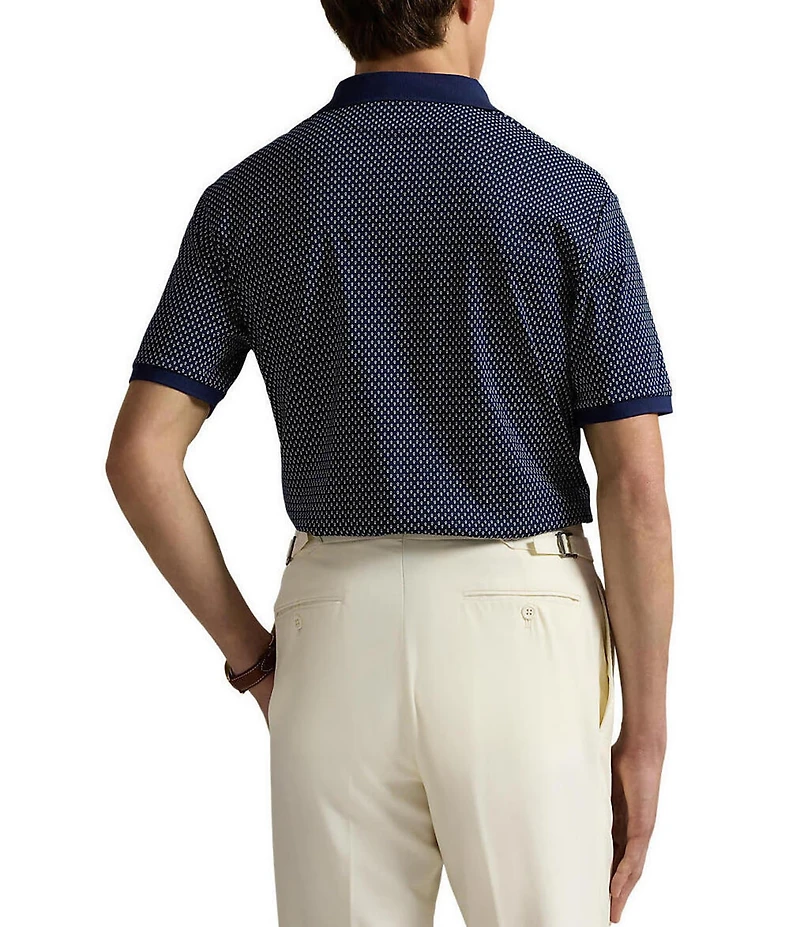 Polo Ralph Lauren Classic Fit Deco Print Soft Cotton Short Sleeve Polo Shirt