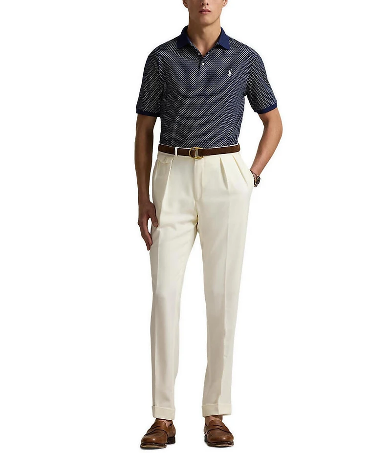 Polo Ralph Lauren Classic Fit Deco Print Soft Cotton Short Sleeve Polo Shirt