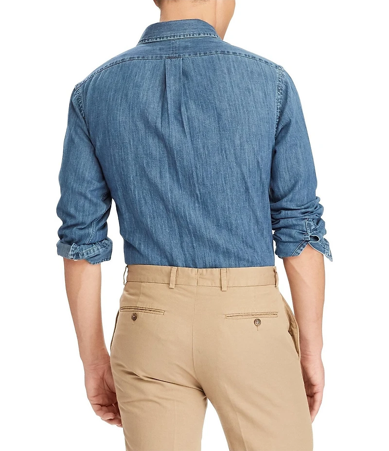 Polo Ralph Lauren Classic Fit Solid Denim Shirt