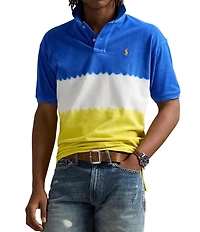 Polo Ralph Lauren Classic Fit Dip-Dyed Mesh Short Sleeve Polo Shirt