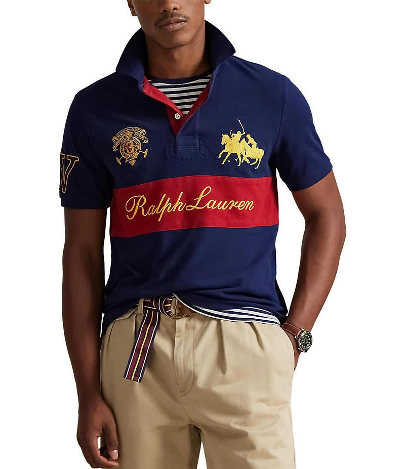 Polo Ralph Lauren Classic Fit Dual Player Mesh Short Sleeve Polo Shirt