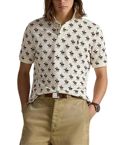 Polo Ralph Lauren Classic Fit Equestrian Mesh Short Sleeve Polo Shirt