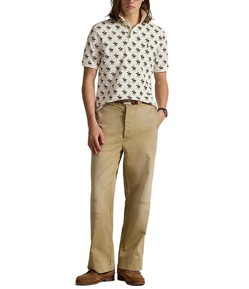 Polo Ralph Lauren Classic Fit Equestrian Mesh Short Sleeve Polo Shirt