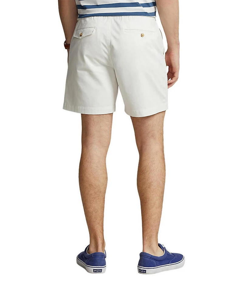 Polo Ralph Lauren Classic-Fit Stretch Prepster Flat-Front 6#double; Inseam Chino Shorts