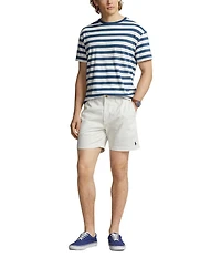Polo Ralph Lauren Classic-Fit Stretch Prepster Flat-Front 6#double; Inseam Chino Shorts